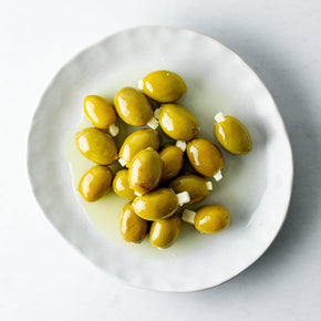 Feta Stuffed Green Olives