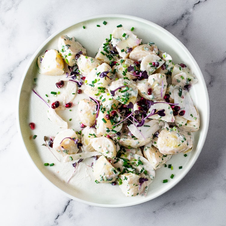 Potato & Radicchio Salad