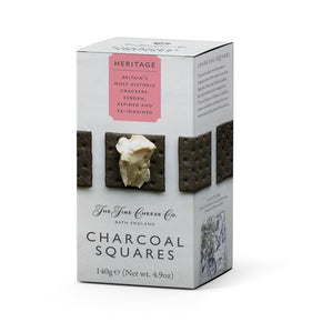 The Fine Cheese Co Charcoal Squares 125g