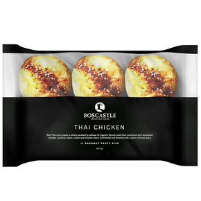 Boscastle Thai Chicken Party Pies 720g, 12 Pieces