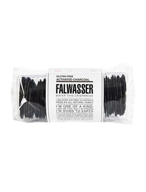 Falwasser Activated Charcoal Wafer Thin Crispbread (GF) 120g
